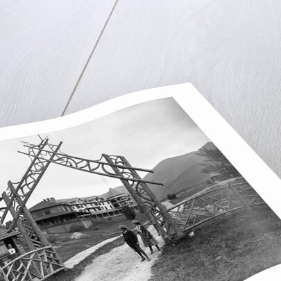 Wooden Gate at Resort by Anonymous