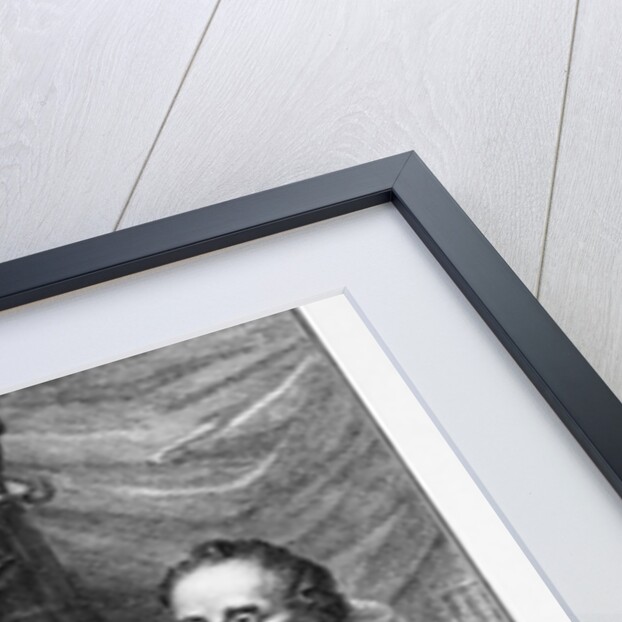 Portrait Engraving of Miguel de Cervantes Saavedra by George Vertue