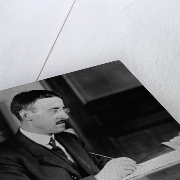 Secretary of State Henry L. Stimson Seated by Anonymous