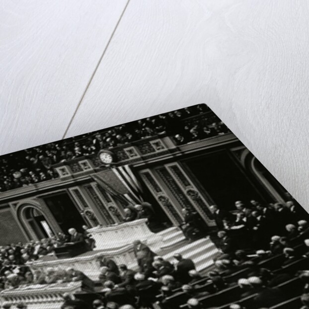 President Wilson Speaking to Congress by Anonymous