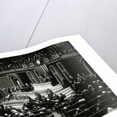President Wilson Speaking to Congress by Anonymous