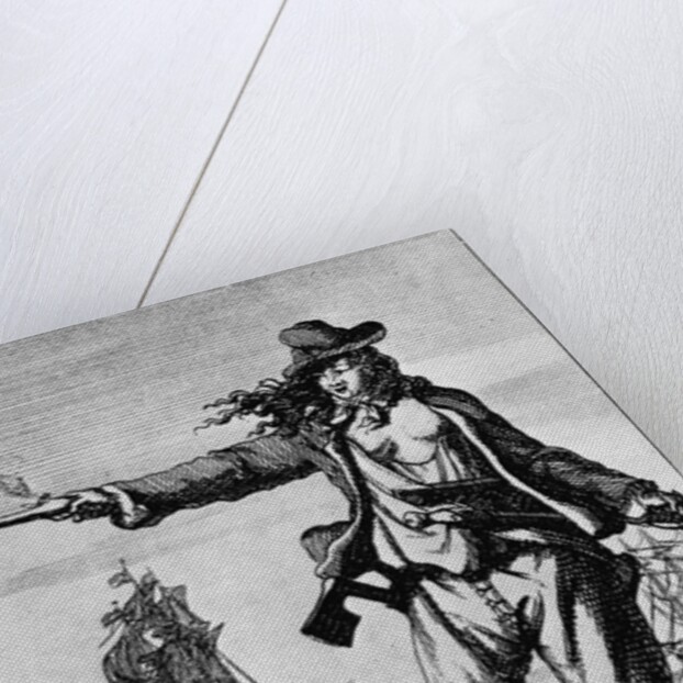 Illustration of Ann Bonney the Pirate by Anonymous