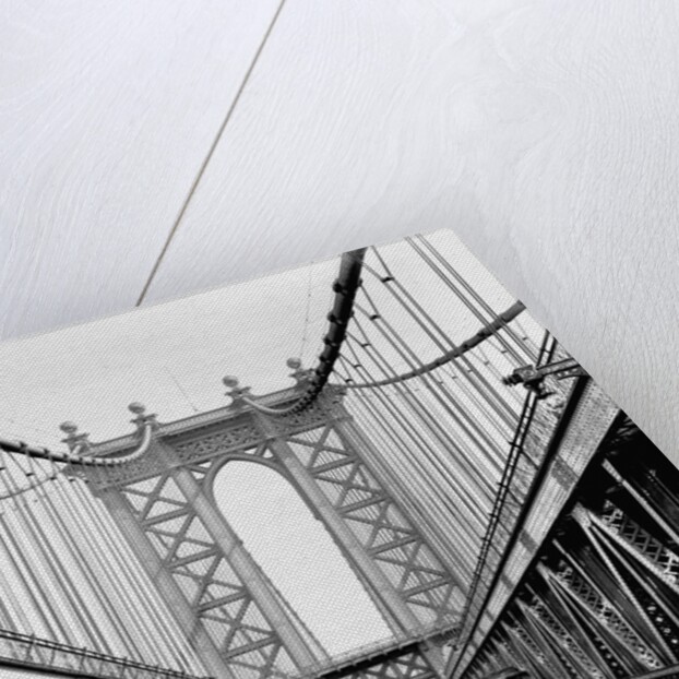 Manhattan Bridge Tower and Roadway by Anonymous
