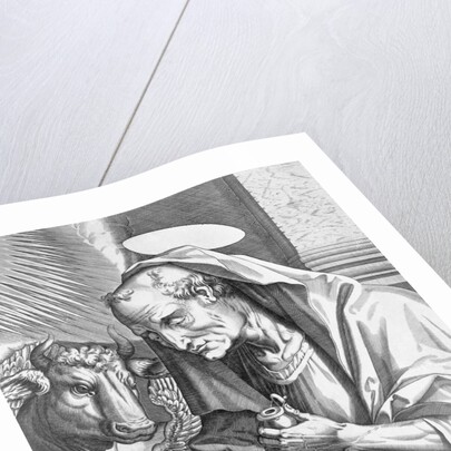 Engraving Saint Luke by Anonymous