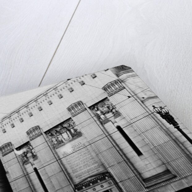Facade of the Los Angeles Stock Exchange by Anonymous
