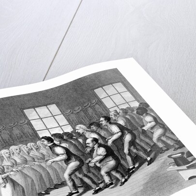 Engraving Shakers Near Lebanon, New York by Anonymous