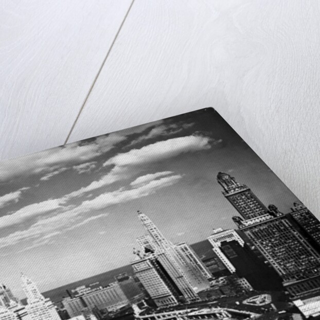 Chicago Skyline from Wacker Drive by Anonymous