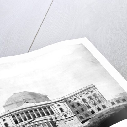 Watercolor Drawing of the U. S. Capitol by Anonymous