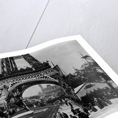 Crowds at The Eiffel Tower by Anonymous