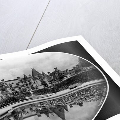 Reflection in Garden Pond of Biltmore House by Anonymous