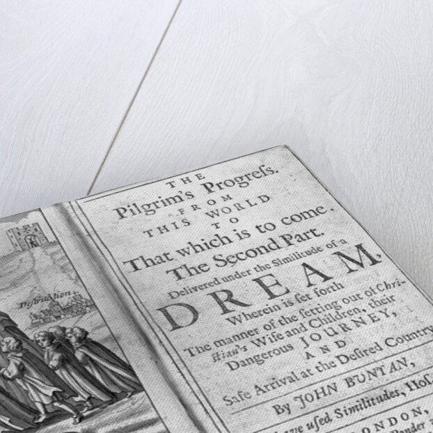 Frontispiece and Title Page from John Bunyan's The Pilgrim's Progress by Anonymous
