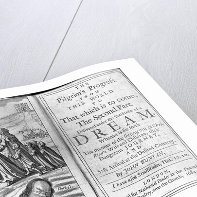 Frontispiece and Title Page from John Bunyan's The Pilgrim's Progress by Anonymous