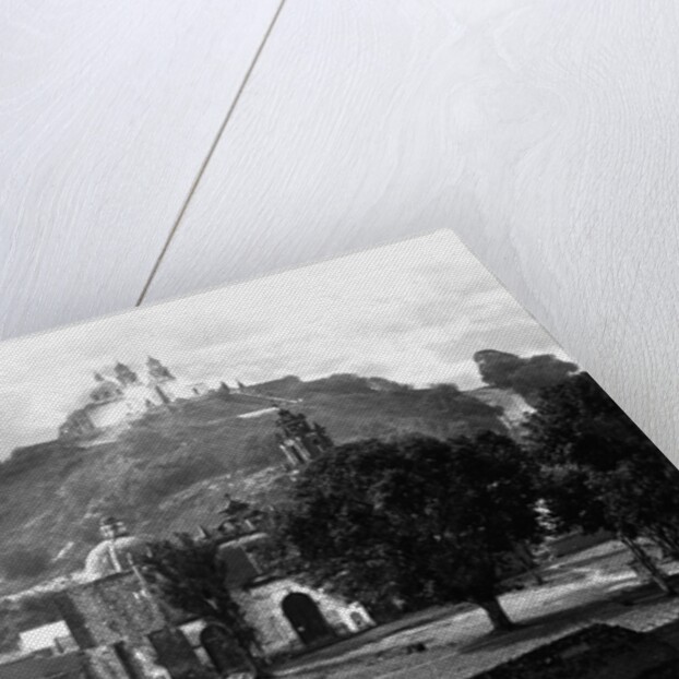 Church on Pyramid Over Cholula by Anonymous