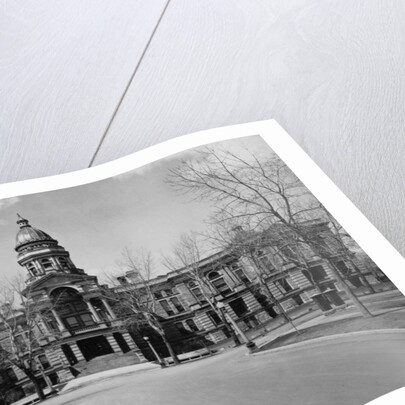 Capitol Building at the End of a Cheyenne Street by Anonymous