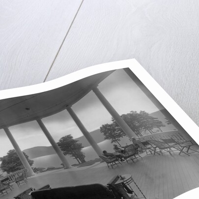 Sagamore Hotel Porch Overlooking Lake George by Anonymous
