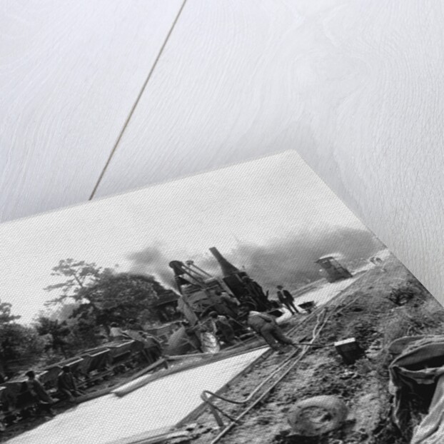 Construction of concrete road on section of National Highway, Durham County, NC by Anonymous