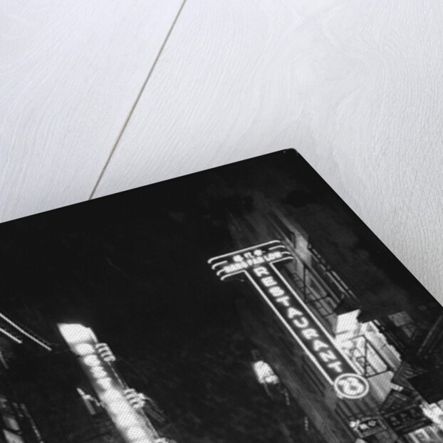 Neon Signs Lining Chinatown Street by Anonymous