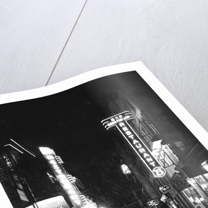 Neon Signs Lining Chinatown Street by Anonymous