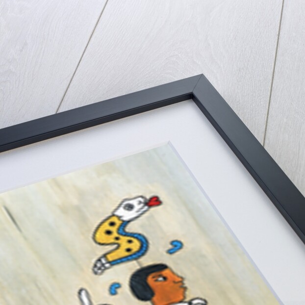 Illustration of Aztec's Migrating to the Valley of Mexico by Anonymous