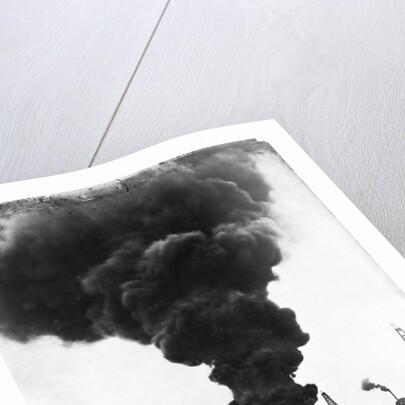 Smoke Billowing from an Oil Well Fire by Anonymous
