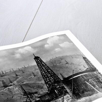 Oil Rigs Near Taft, California by Anonymous
