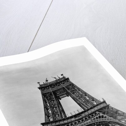 Eiffel Tower Under Construction by Anonymous