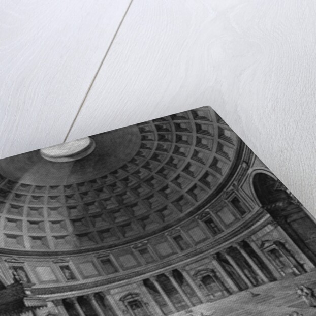 Interior View of the Pantheon by Francesco Piranesi