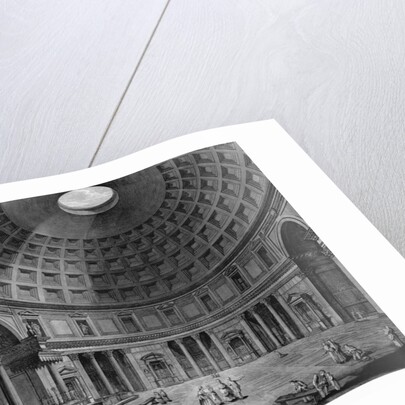 Interior View of the Pantheon by Francesco Piranesi