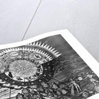 Engraving Astrological Chart by Anonymous