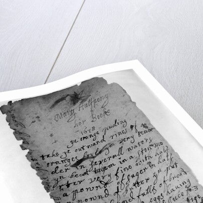 English Recipe for Orange Pudding from 1678 by Anonymous