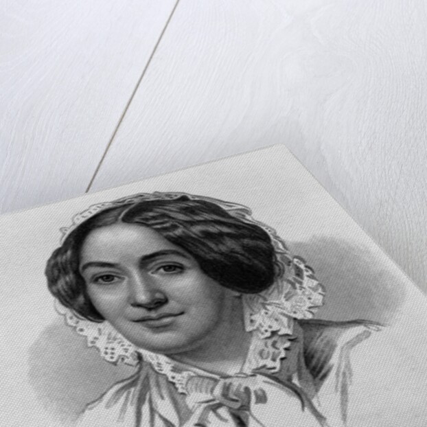 Engraving of Caroline Matilda Kirkland by Anonymous