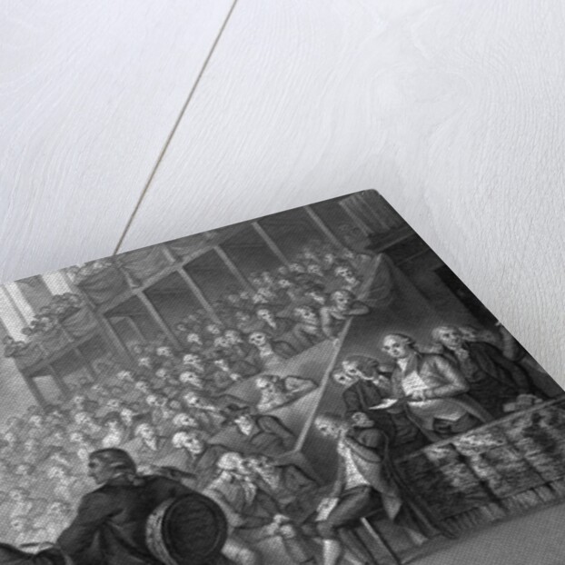 Louis XVI at the Bar of the National Convention by G. Verdramini