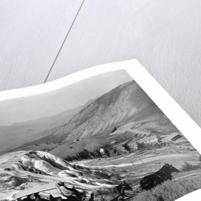 Stagecoach at Mammoth Hot Springs by Anonymous