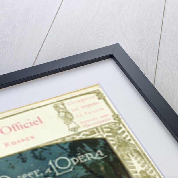 Programme Officiel des Ballets Russes, La Saison Russe a l'Opera, Juin 1910 With Nijinsky and Karsavina in Les Sylphides by Anonymous