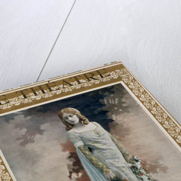 Illustration from Le Theatre of Mademoiselle Garden as Melisande in Debussy's "Pelleas et Melisande" by Anonymous