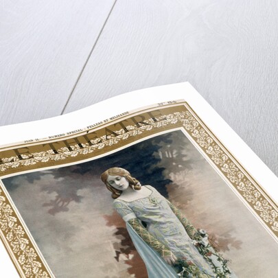 Illustration from Le Theatre of Mademoiselle Garden as Melisande in Debussy's "Pelleas et Melisande" by Anonymous