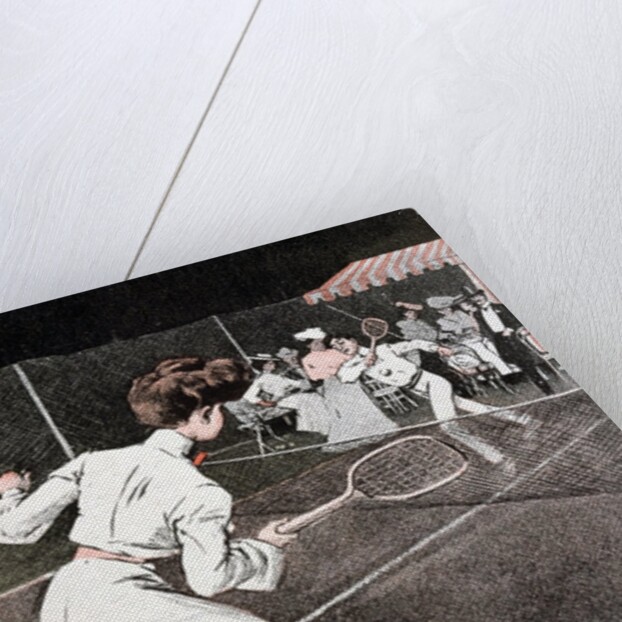 Tennis Match by Ferdinand von Reznicek