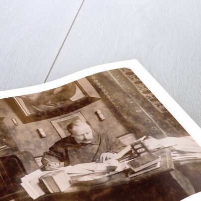 Photograph of Jules Massenet in His Study by Anonymous