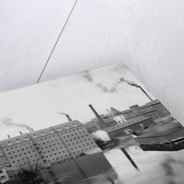 Mills and Smokestacks in Lowell, Massachusetts by Anonymous