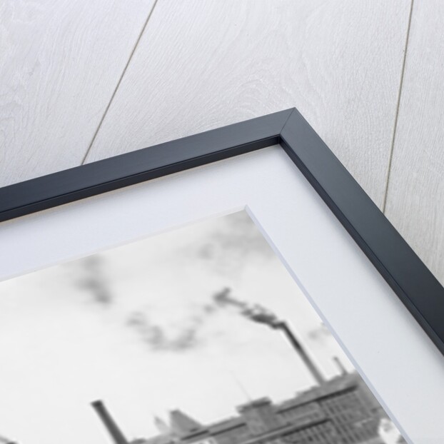 Mills and Smokestacks in Lowell, Massachusetts by Anonymous