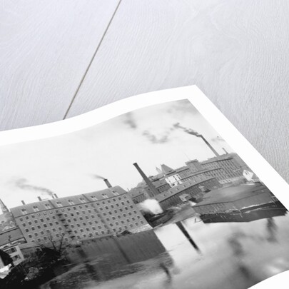 Mills and Smokestacks in Lowell, Massachusetts by Anonymous
