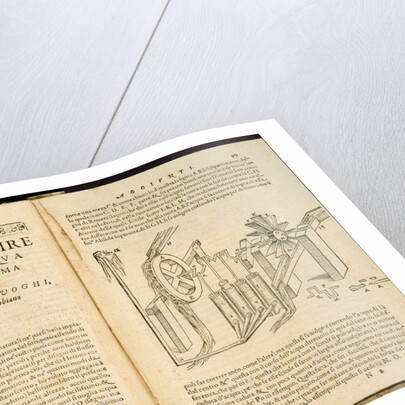 Illustrated Book Pages from Artifiiosi et Curiosi Moti by Heron of Alexandria