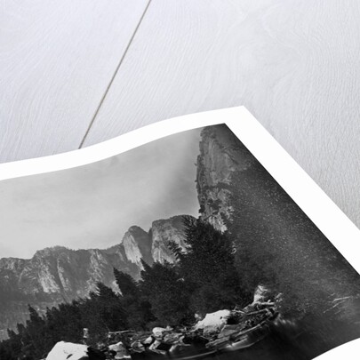Merced River and Cathedral Rocks by Anonymous