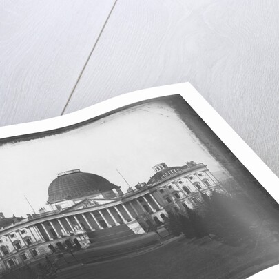 East Face of U. S. Capitol in 1846 by Anonymous