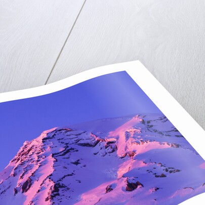 Sunset on Washington's Volcanic Mount Rainier by Anonymous