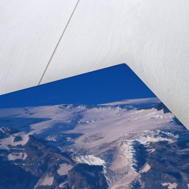 Snow Covered peak of Mount Rainier in the Cascade Mountain Range by Anonymous