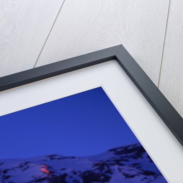 Sunset Alpenglow on Mount Rainier by Anonymous