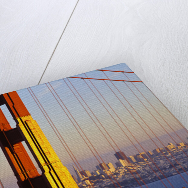 Golden Gate Bridge and San Francisco Skyline by Anonymous
