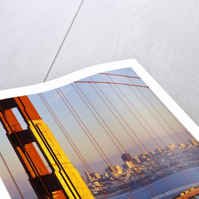 Golden Gate Bridge and San Francisco Skyline by Anonymous