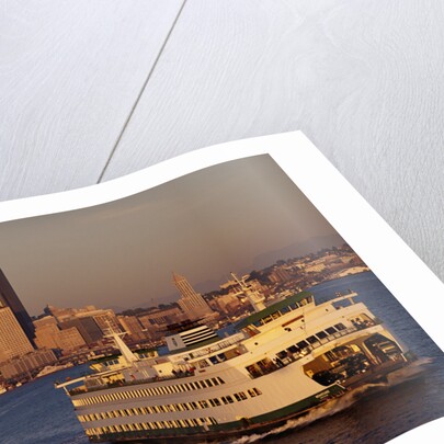 Ferry Boat in Elliot Bay by Anonymous